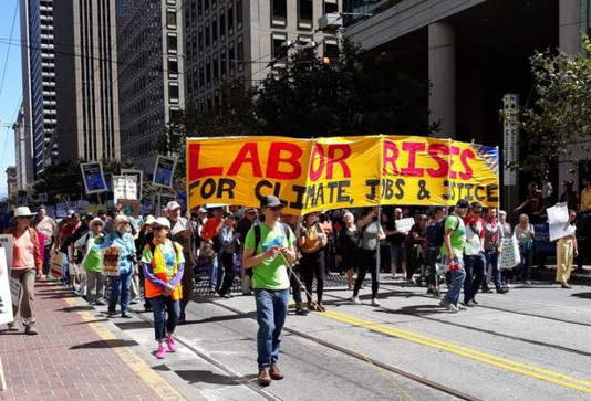 Labor Rises for Climate, Jobs & Justice in San Francisco on September 8th