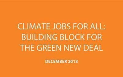 Climate Jobs for All: A Key Building Block of the Green New Deal