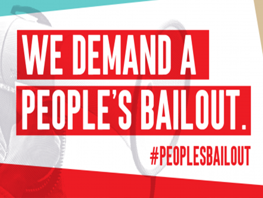 Take Action Now! Contact Your Legislators: Support the 5 Principles of a #PeoplesBailout!