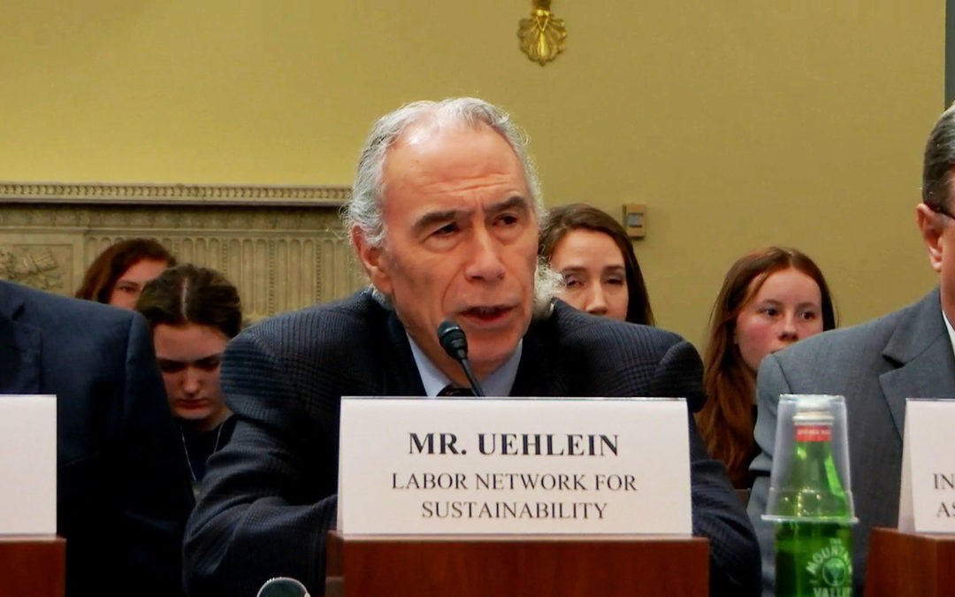 LNS President Testifies on Geothermal Energy, Climate Change, and Jobs