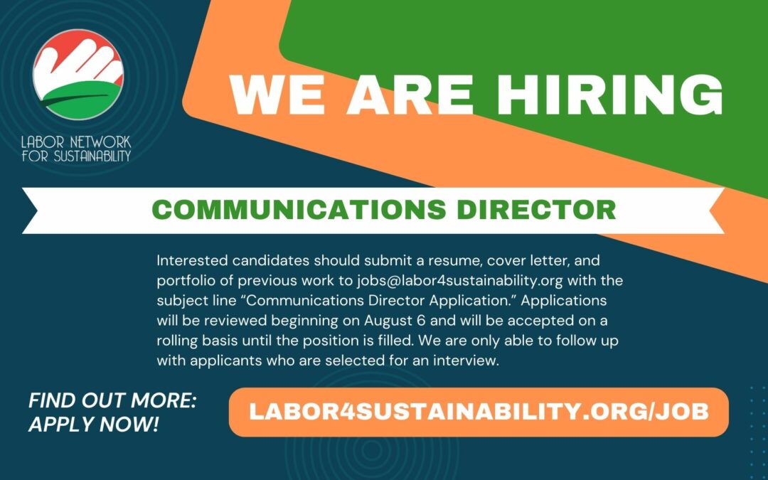 Job Posting – LNS Communications Director