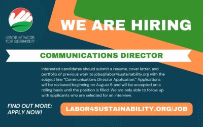 Job Posting – LNS Communications Director